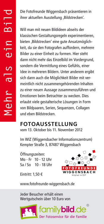 Ausstellung 2012 – Flyer Rückseite