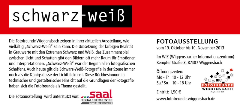 Ausstellung 2013 – Flyer Rückseite