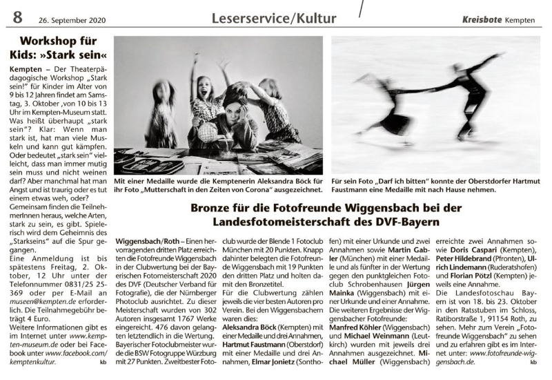Bayerische Fotomeisterschaft 2020