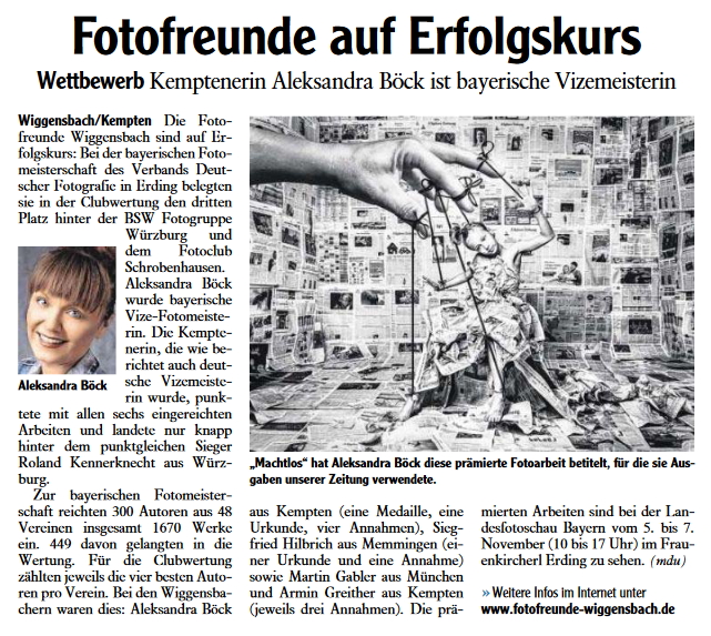 Bayerische Fotomeisterschaft 2021