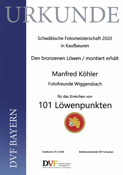 Ehrungen für Iris– und Löwenpunkte