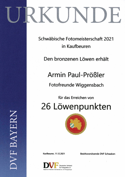 Ehrungen für Iris– und Löwenpunkte