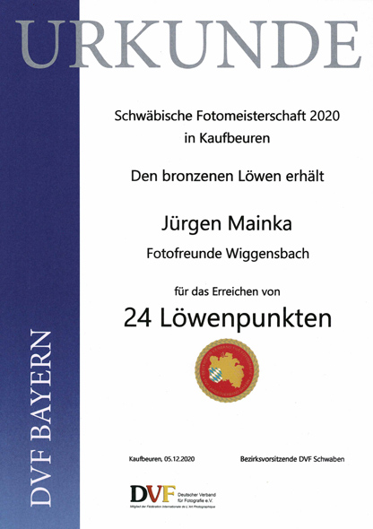 Ehrungen für Iris– und Löwenpunkte