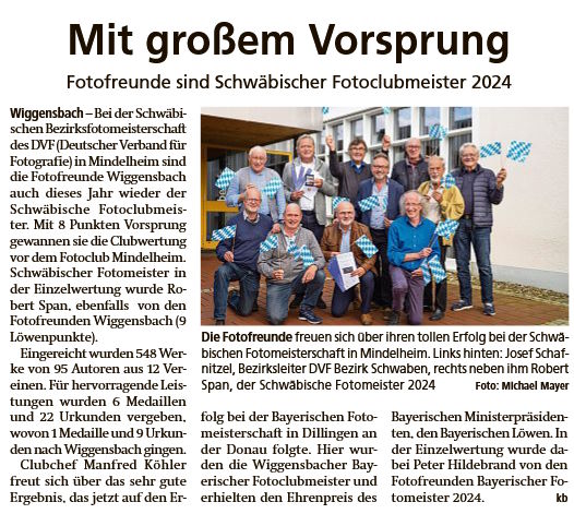 Schwäbische Fotomeisterschaft 2024