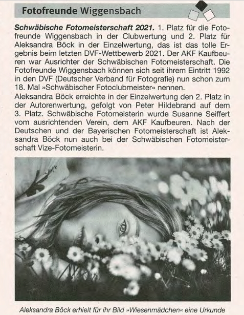 Schwäbische Fotomeisterschaft 2021