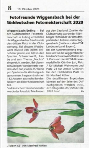 Süddeutsche Fotomeisterschaft 2020