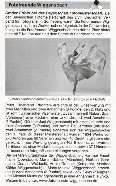 Bayerische Fotomeisterschaft 2025