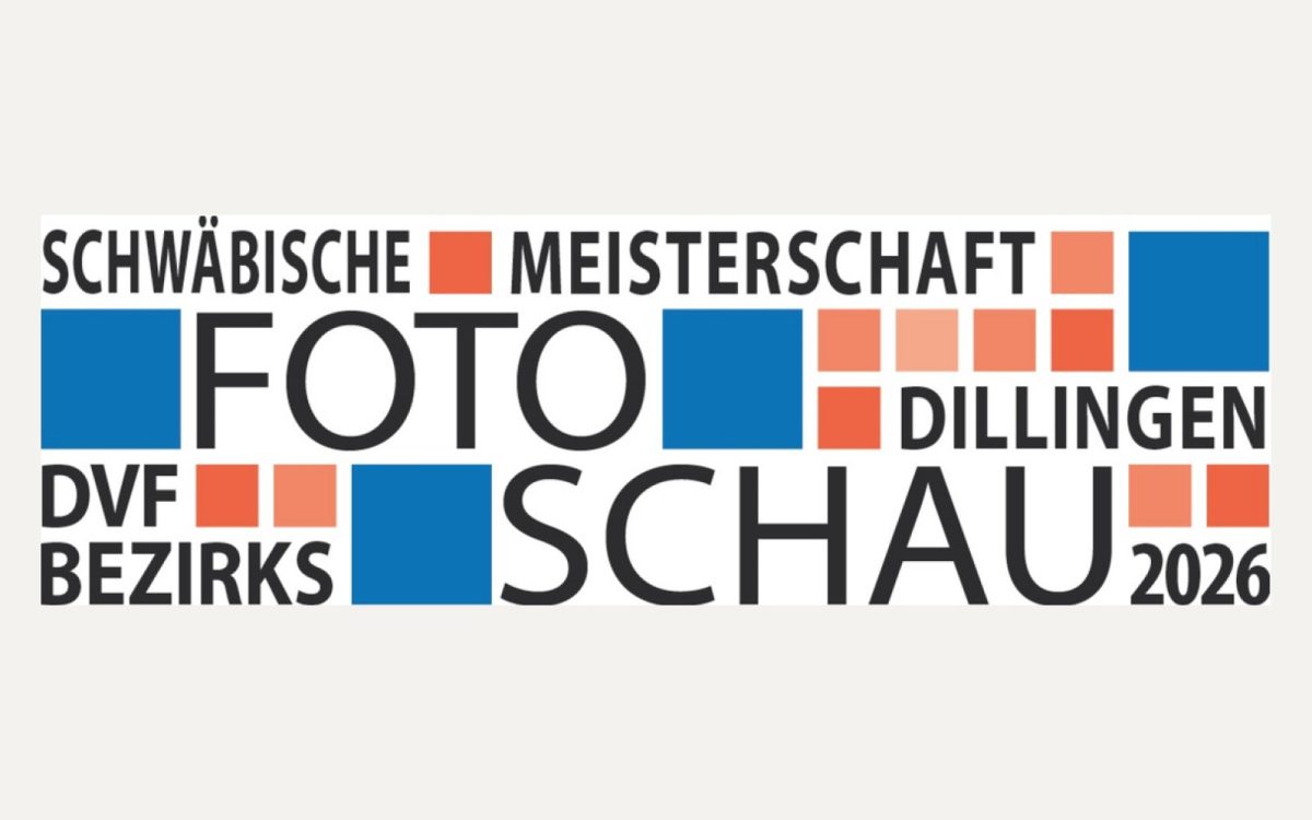 Logo der Schwäbischen Fotomeisterschaft 2026 in Dillingen
