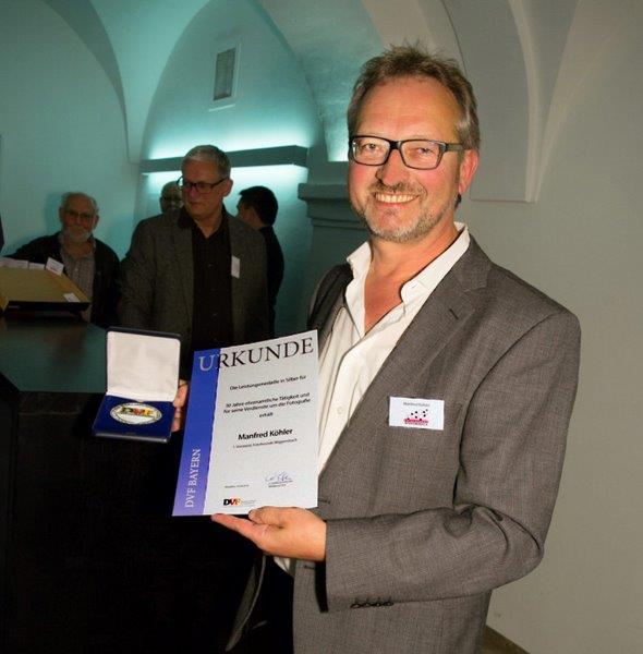 DVF-Verdienstmedaille in Silber für Manfred Köhler