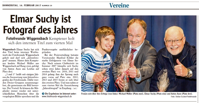 Sieger Jahresfotograf 2016